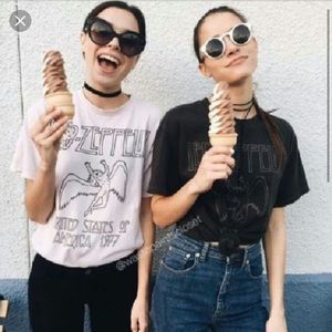 Brandy Melville Led Zeppelin Band Tee